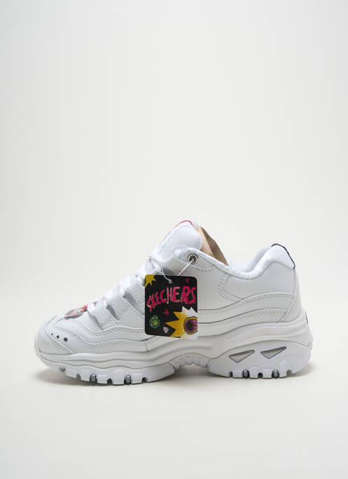 Baskets blanc SKECHERS pour fille