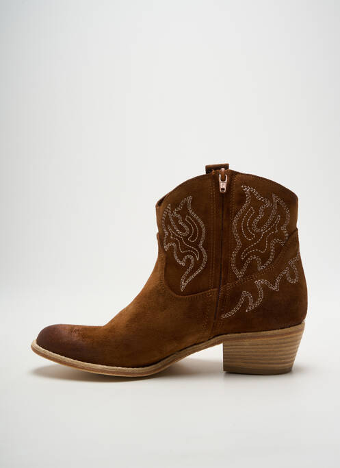 Bottines/Boots marron PAOYAMA pour femme