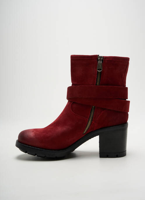 Bottines/Boots rouge PAOYAMA pour femme