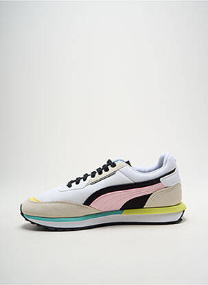 Baskets bout rond talon plat jusqu'à 3cm beige PUMA femme
