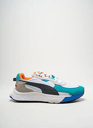 Baskets bout rond bout rond blanc PUMA homme