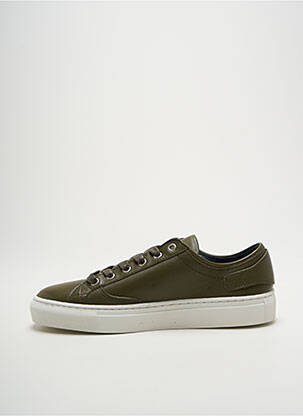 Baskets fermeture zip et lacets talon plat jusqu'à 3cm vert PATAUGAS femme