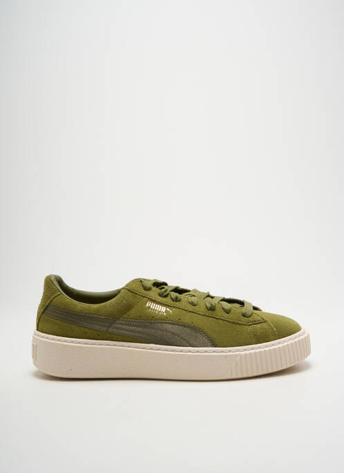 Baskets vert PUMA pour femme
