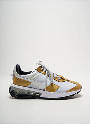 Baskets tissage satiné talon de 4 à 6cm or NIKE femme