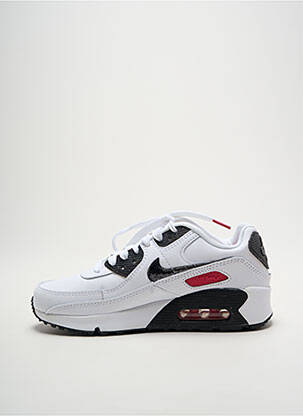 Baskets tissage tissage pailleté talon de 4 à 6cm blanc NIKE femme