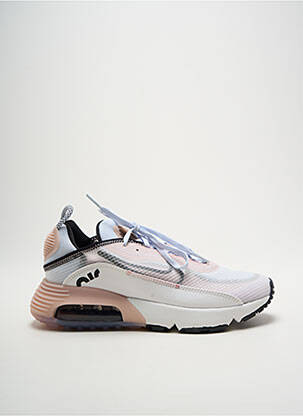 Baskets bout rond talon de 4 à 6cm rose NIKE femme