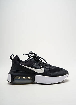 Baskets tissage satiné bout rond noir NIKE unisexe