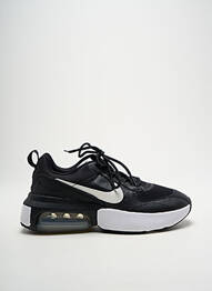 Baskets tissage satiné bout rond noir NIKE unisexe