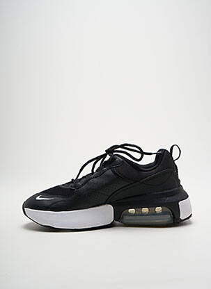 Baskets tissage satiné bout rond noir NIKE unisexe