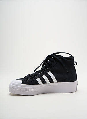 Baskets plateforme talon plat jusqu'à 3cm noir ADIDAS femme