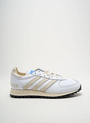 Baskets semelle amovible bout rond blanc ADIDAS homme