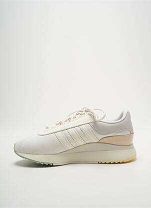 Baskets bout rond talon plat jusqu'à 3cm blanc ADIDAS femme