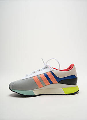 Baskets tissage satiné talon plat jusqu'à 3cm gris ADIDAS femme