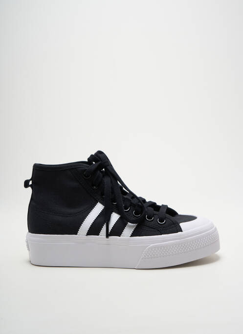 Baskets plateforme talon plat jusqu'à 3cm noir ADIDAS femme