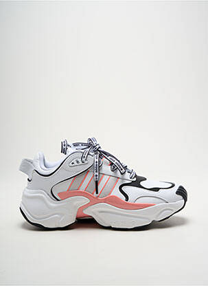 Baskets matière lisse talon de 4 à 6cm rose ADIDAS femme