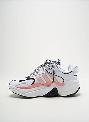 Baskets matière lisse talon de 4 à 6cm rose ADIDAS femme