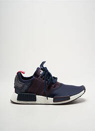 Baskets fermeture lacets bout rond bleu ADIDAS fille