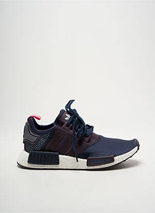 Baskets fermeture lacets bout rond bleu ADIDAS fille