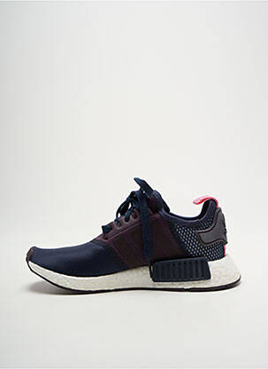 Baskets fermeture lacets bout rond bleu ADIDAS fille