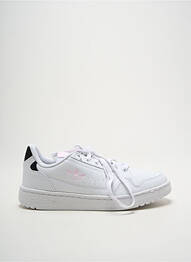 Baskets bout rond talon plat jusqu'à 3cm blanc ADIDAS femme