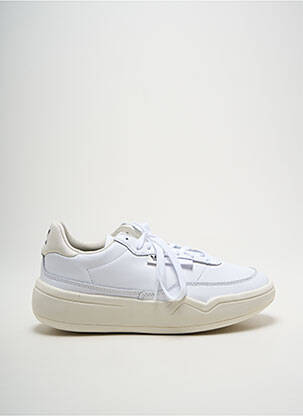 Baskets bout rond talon de 4 à 6cm blanc ADIDAS femme
