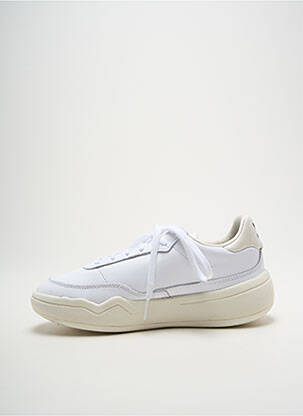 Baskets bout rond talon de 4 à 6cm blanc ADIDAS femme
