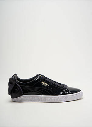 Baskets matière lisse talon plat jusqu'à 3cm noir PUMA femme