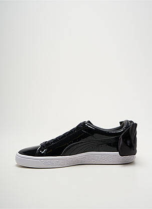Baskets matière lisse talon plat jusqu'à 3cm noir PUMA femme