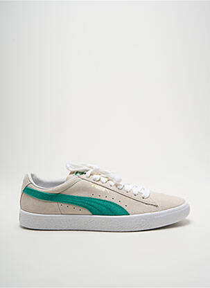 Baskets nubuck bout rond beige PUMA homme