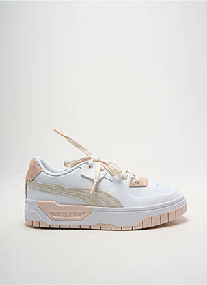 Baskets bout rond talon de 4 à 6cm beige PUMA femme