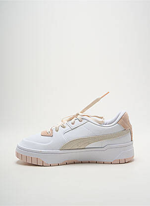 Baskets bout rond talon de 4 à 6cm beige PUMA femme