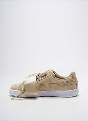 Baskets nubuck talon plat jusqu'à 3cm beige PUMA femme