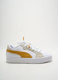 Baskets bout rond talon plat jusqu'à 3cm blanc PUMA femme