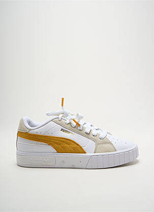 Baskets bout rond talon plat jusqu'à 3cm blanc PUMA femme