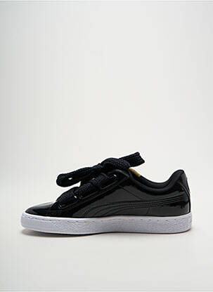 Baskets matière lisse talon plat jusqu'à 3cm noir PUMA femme