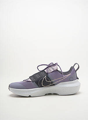 Baskets bout rond talon de 4 à 6cm violet NIKE femme