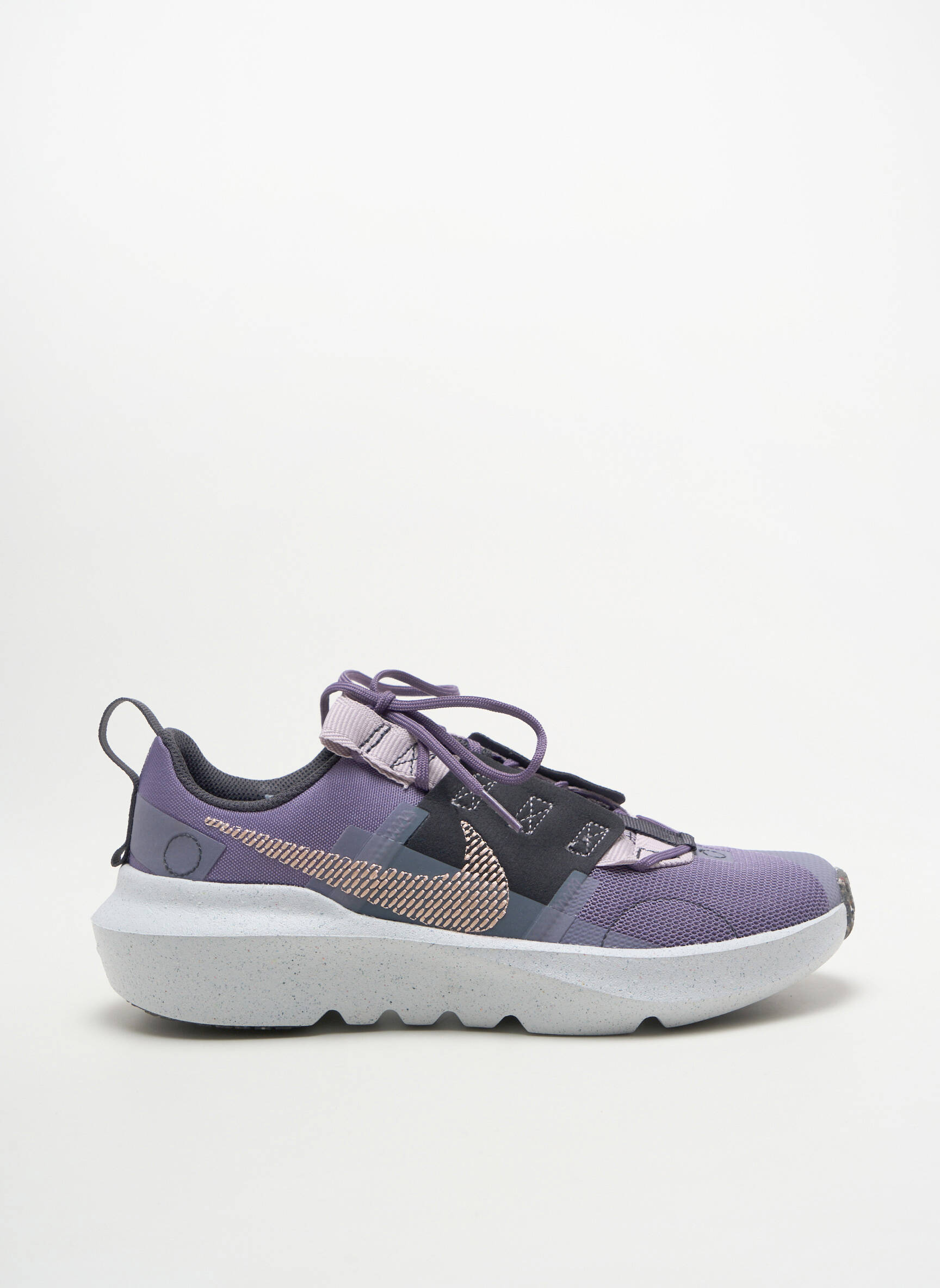 Baskets bout rond talon de 4 à 6cm violet NIKE femme
