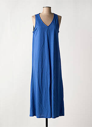 Robe longue sans manche sans manche bleu WNT COLLECTION femme