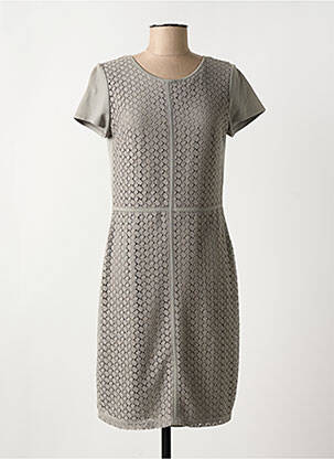 Robe mi-longue manches courtes manches courtes vert THOMAS RABE femme