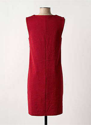 Robe mi-longue sans manche sans manche rouge FABIOLA femme