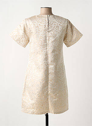 Robe courte manches courtes manches courtes beige MOLLY BRACKEN femme