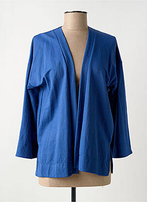 Gilet manches longues manches longues bleu WNT COLLECTION femme