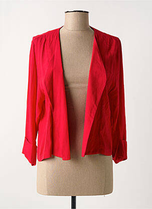 Veste casual coupe droite rouge GRIFFON femme