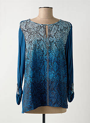 T-shirt manches longues manches longues bleu OLSEN femme