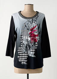 T-shirt manches longues manches longues noir RABE femme