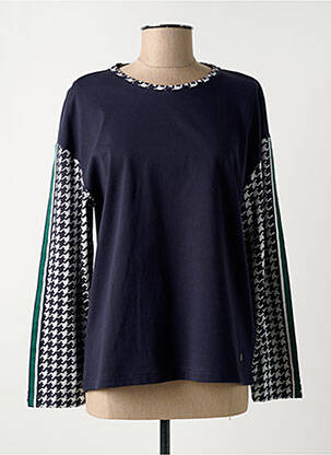 T-shirt manches longues manches longues bleu HAJO femme