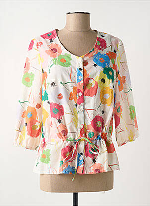 Chemisier blanc FRANCE RIVOIRE pour femme