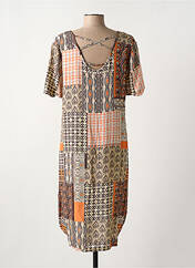 Robe mi-longue marron GRIFFON pour femme seconde vue