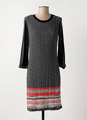 Robe mi-longue noir ANDAMIO pour femme seconde vue