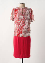 Robe mi-longue rose FRANCE RIVOIRE pour femme seconde vue